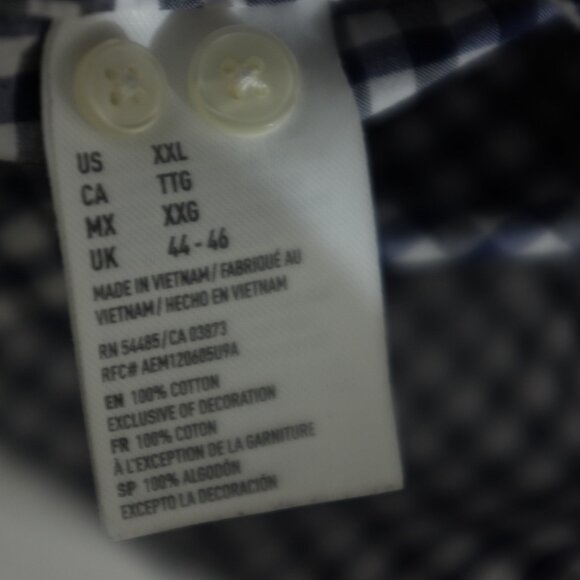 COPY - American Eagle Outfitters Blue Gingham Classic fit Shirt 100% Cotton, Si… - Picture 11 of 11